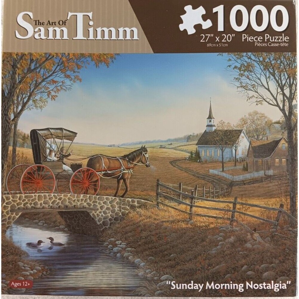 Sunday Morning Nostalgia 1000 Piece Jigsaw Puzzle The Art of Sam Timm